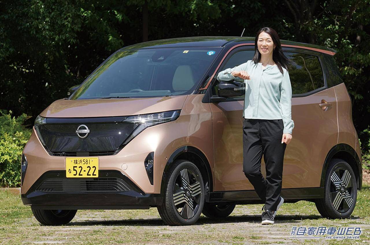 |まるも亜希子の「家族のクルマ選び」!  軽の小回り性能や使い勝手と電気の力強さや上質さのイイとこ取り【日産 サクラ】