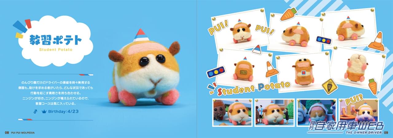 |これは車のカタログだ! 『PUI PUI モルカー』シリーズキャラクターガイドブック『PUI PUI モルペディア』