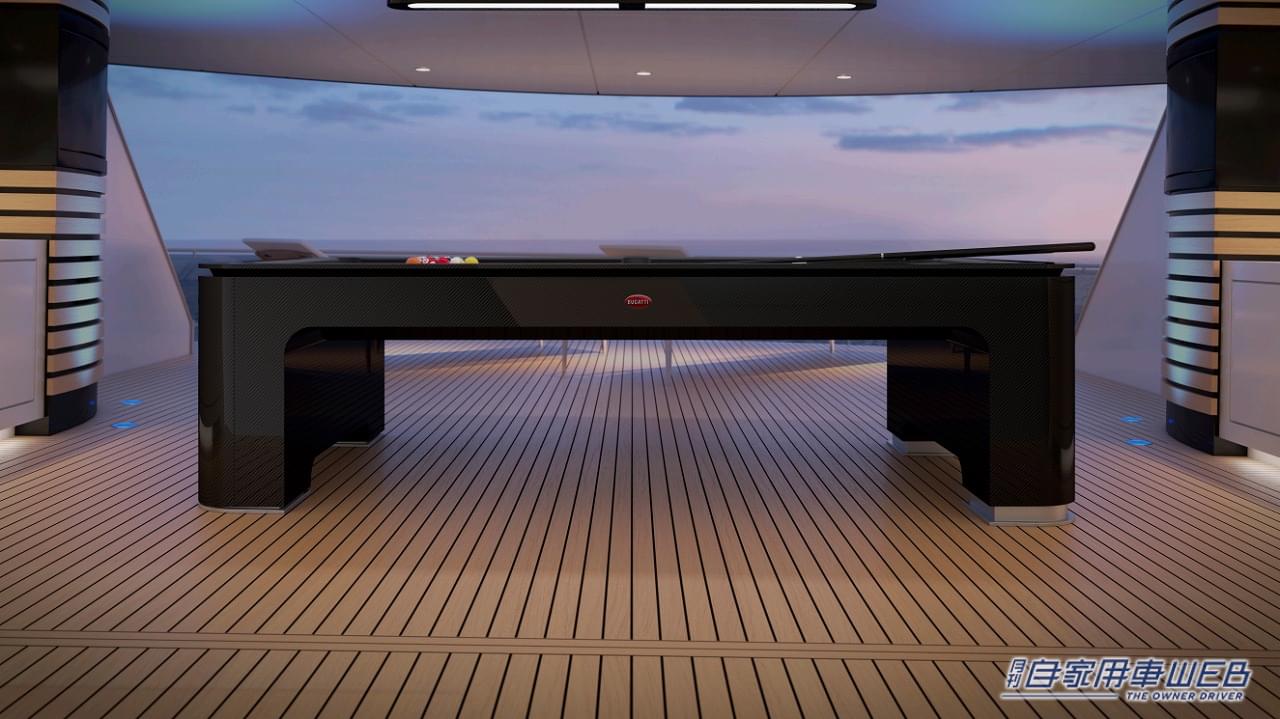 |ブガッティが作るビリヤード台「Bugatti Pool Table」その値段は1億円! IT化され、船上でも水平を保つぞ