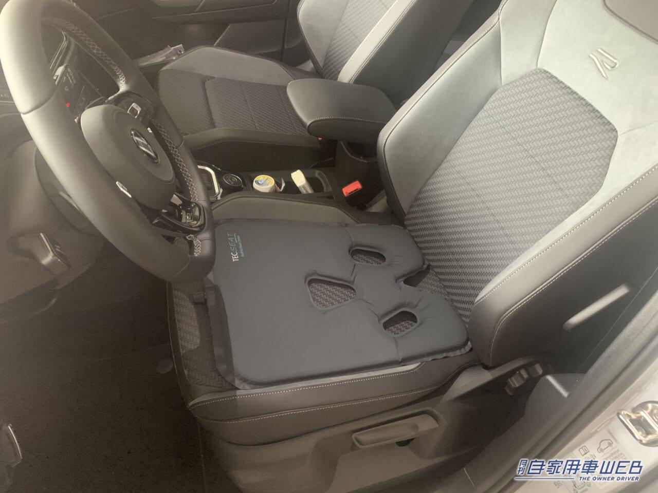 |人間工学に基づいた設計のエアシートが登場! ドライバーお尻の負担を80%軽減するぞ