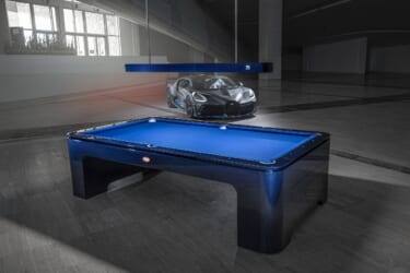 ブガッティが作るビリヤード台「Bugatti Pool Table」その値段は1億円! IT化され、船上でも水平を保つぞ