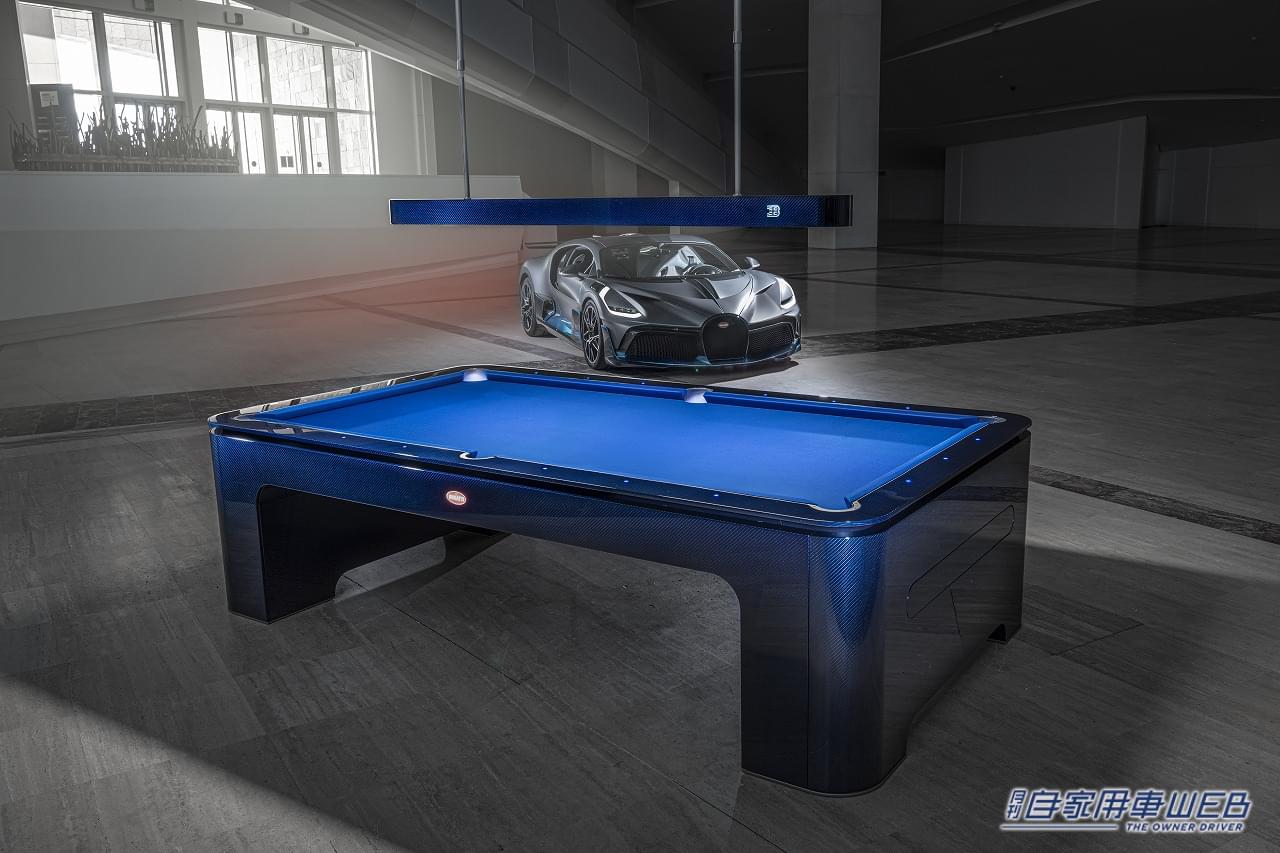 |ブガッティが作るビリヤード台「Bugatti Pool Table」その値段は1億円! IT化され、船上でも水平を保つぞ