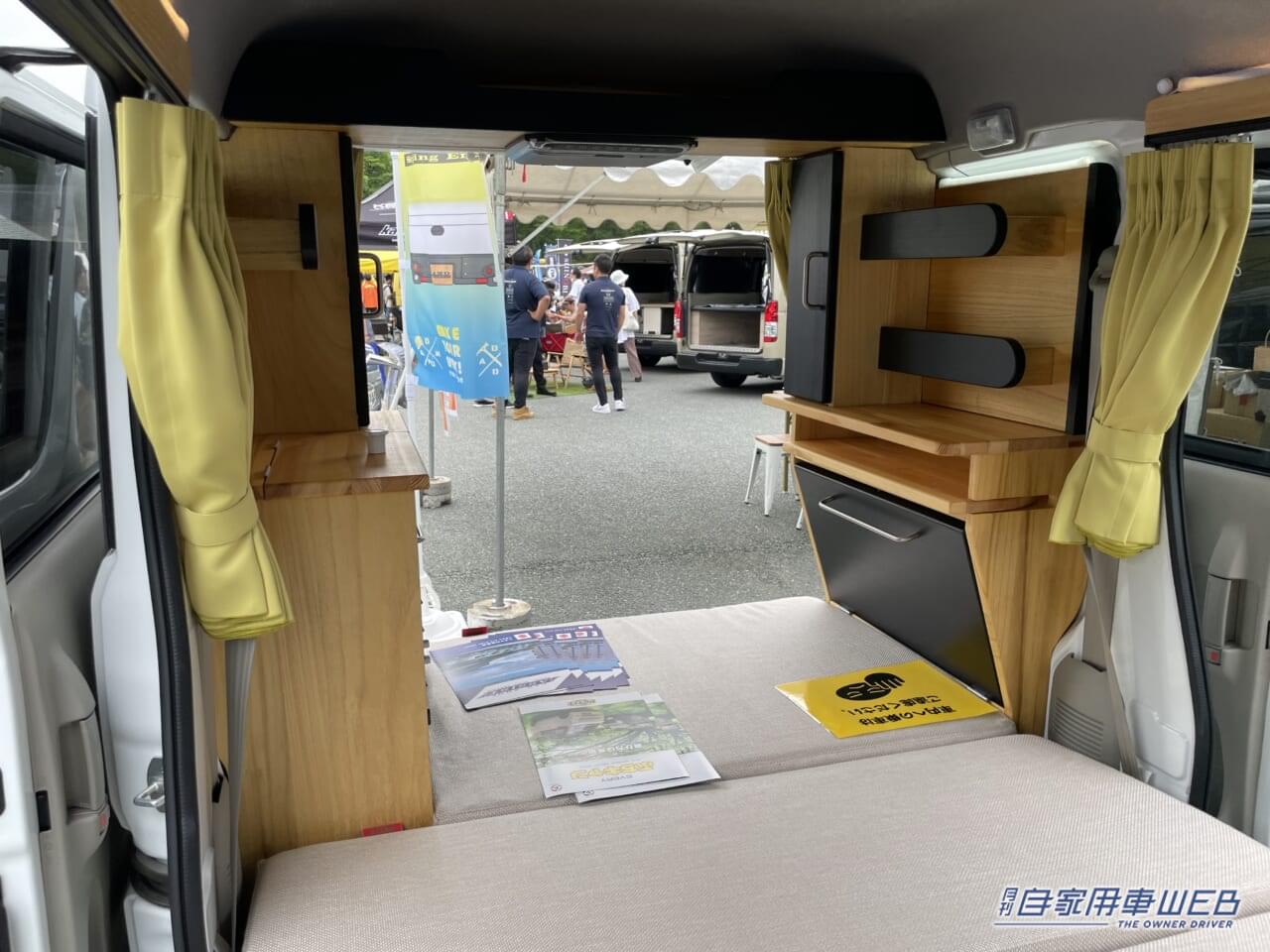 |ソロキャンにはちょうど良いサイズ! 便利&シンプルな軽キャンパー