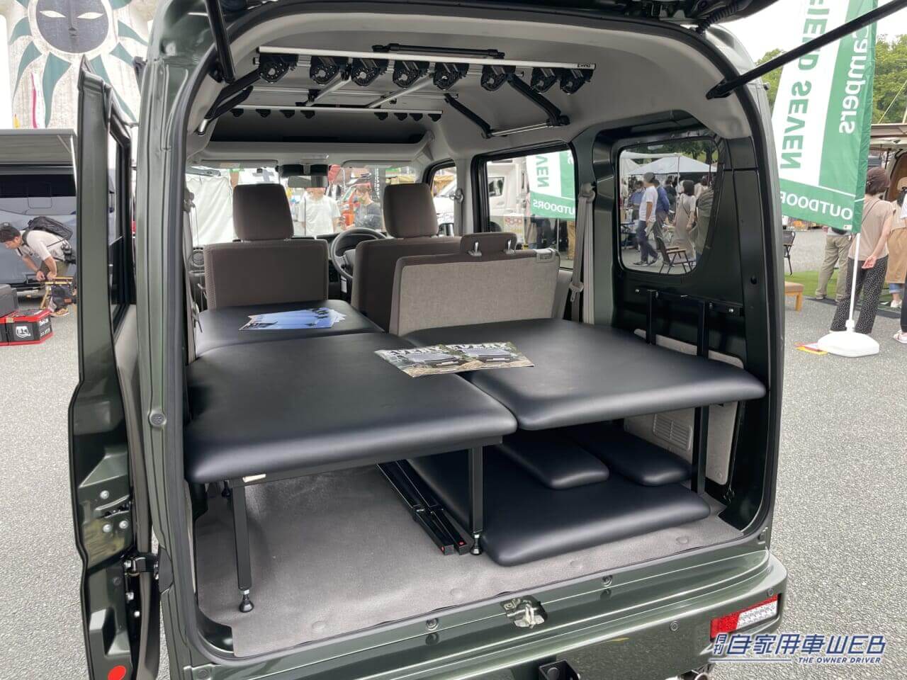 |プロの釣り人も大満足! スズキのエブリイがベースの軽キャンパー