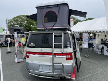 アウトドアにベストな車! デリカD:5のキャンパーは広いスペースが魅力