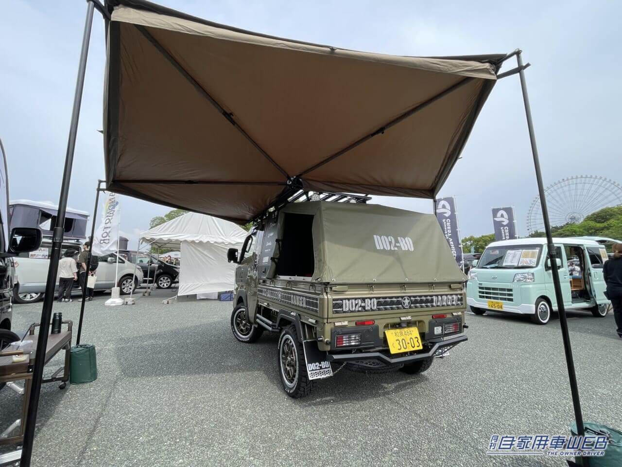 |これぞ最終進化系! 防水力も高くてアウトドアにピッタリなカスタム軽トラがカッコいい