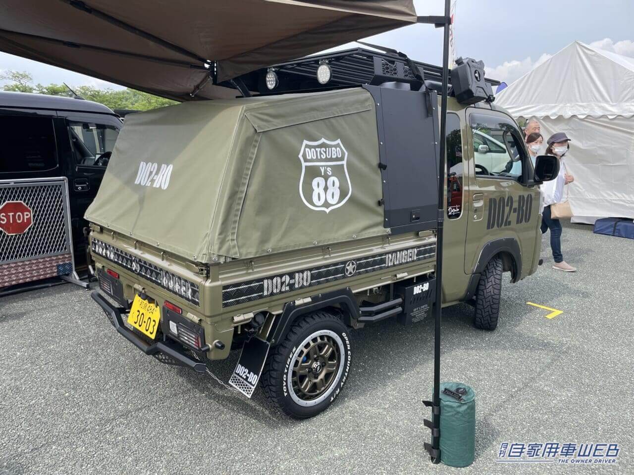 |これぞ最終進化系! 防水力も高くてアウトドアにピッタリなカスタム軽トラがカッコいい