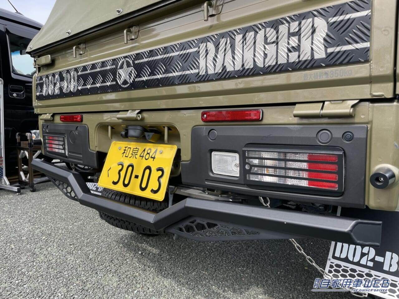 |これぞ最終進化系! 防水力も高くてアウトドアにピッタリなカスタム軽トラがカッコいい