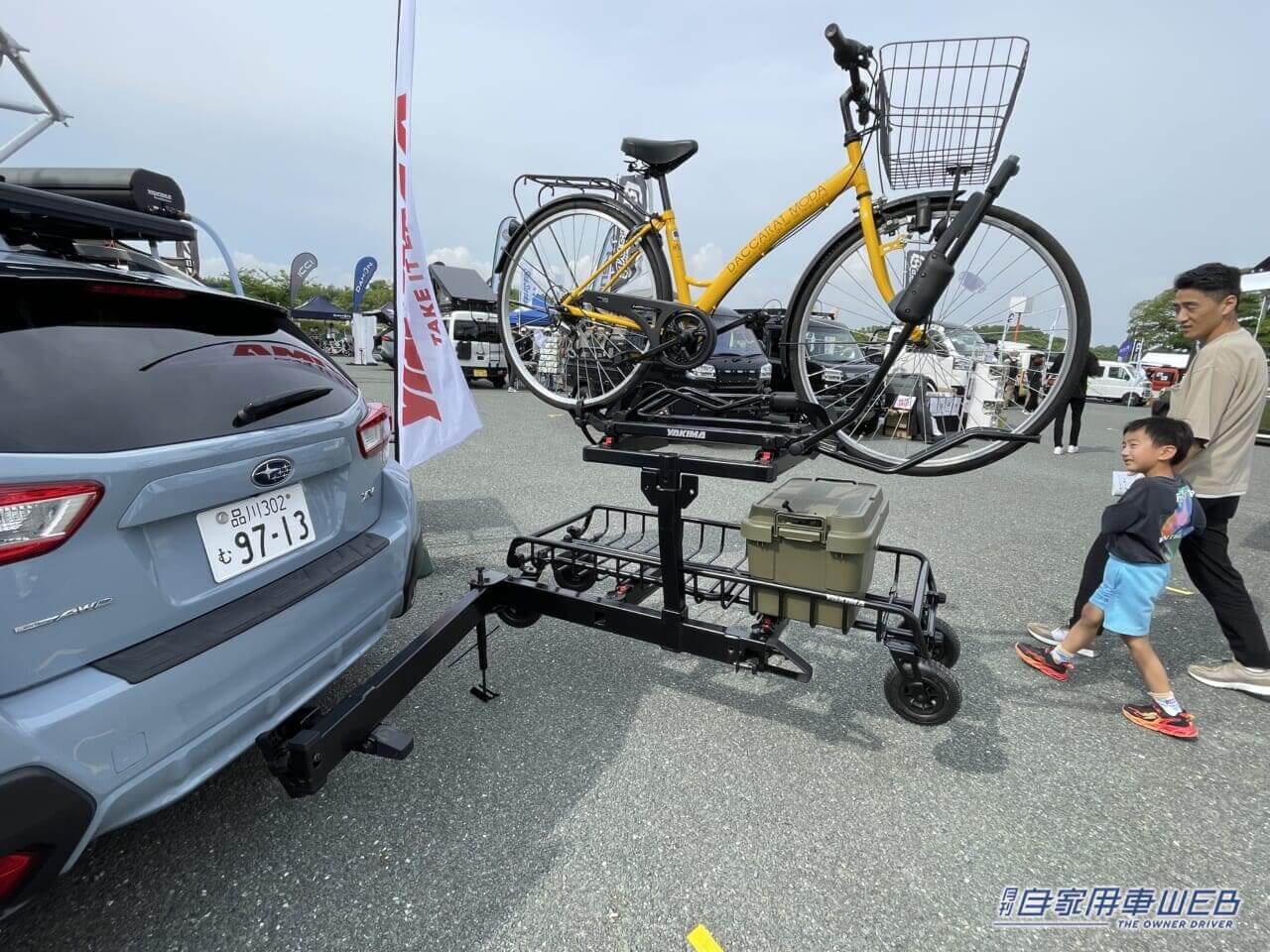 |ロードバイクが4台積めるスバルXV! ラゲッジキャリアもシャワーも付いたサイクリストの夢の車