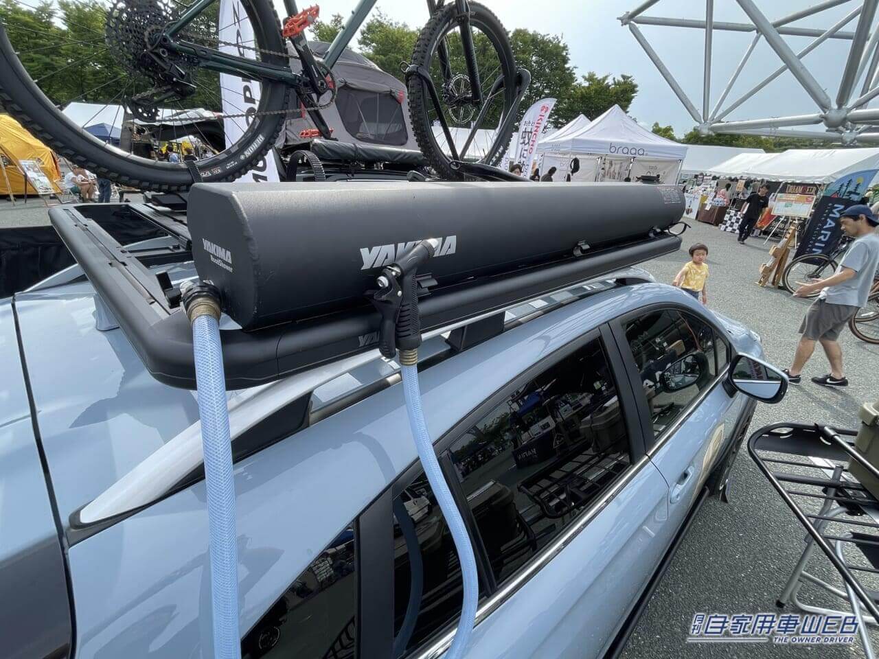 |ロードバイクが4台積めるスバルXV! ラゲッジキャリアもシャワーも付いたサイクリストの夢の車