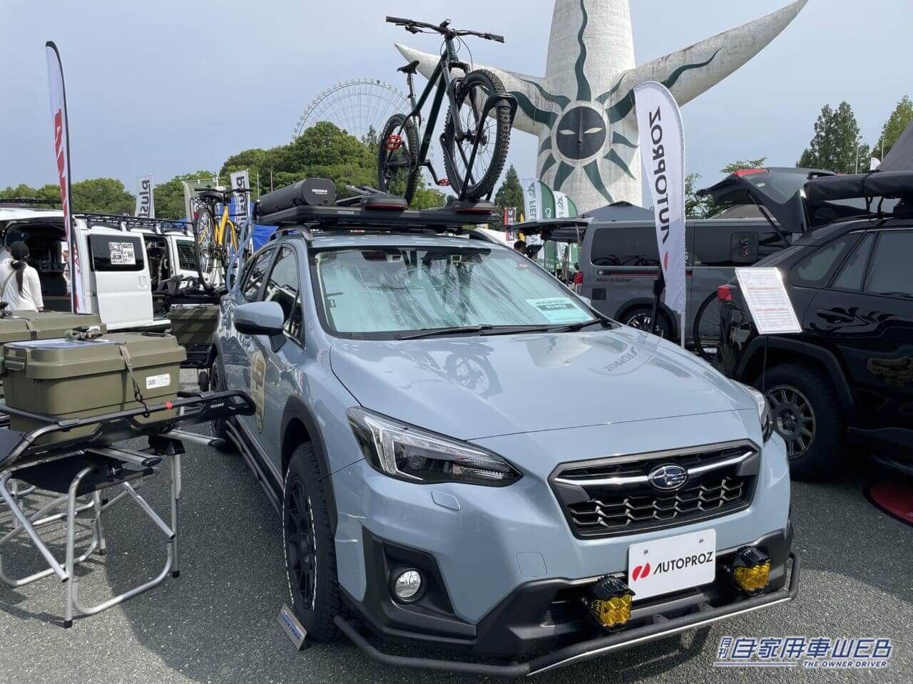 |ロードバイクが4台積めるスバルXV! ラゲッジキャリアもシャワーも付いたサイクリストの夢の車