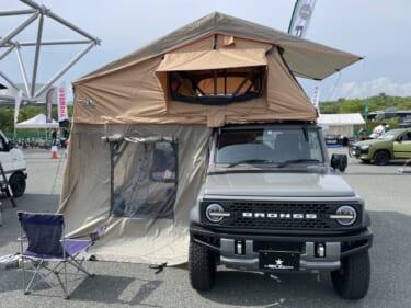 テントも2階建ての時代に! 秘密基地のようなスズキのジムニーシエラ