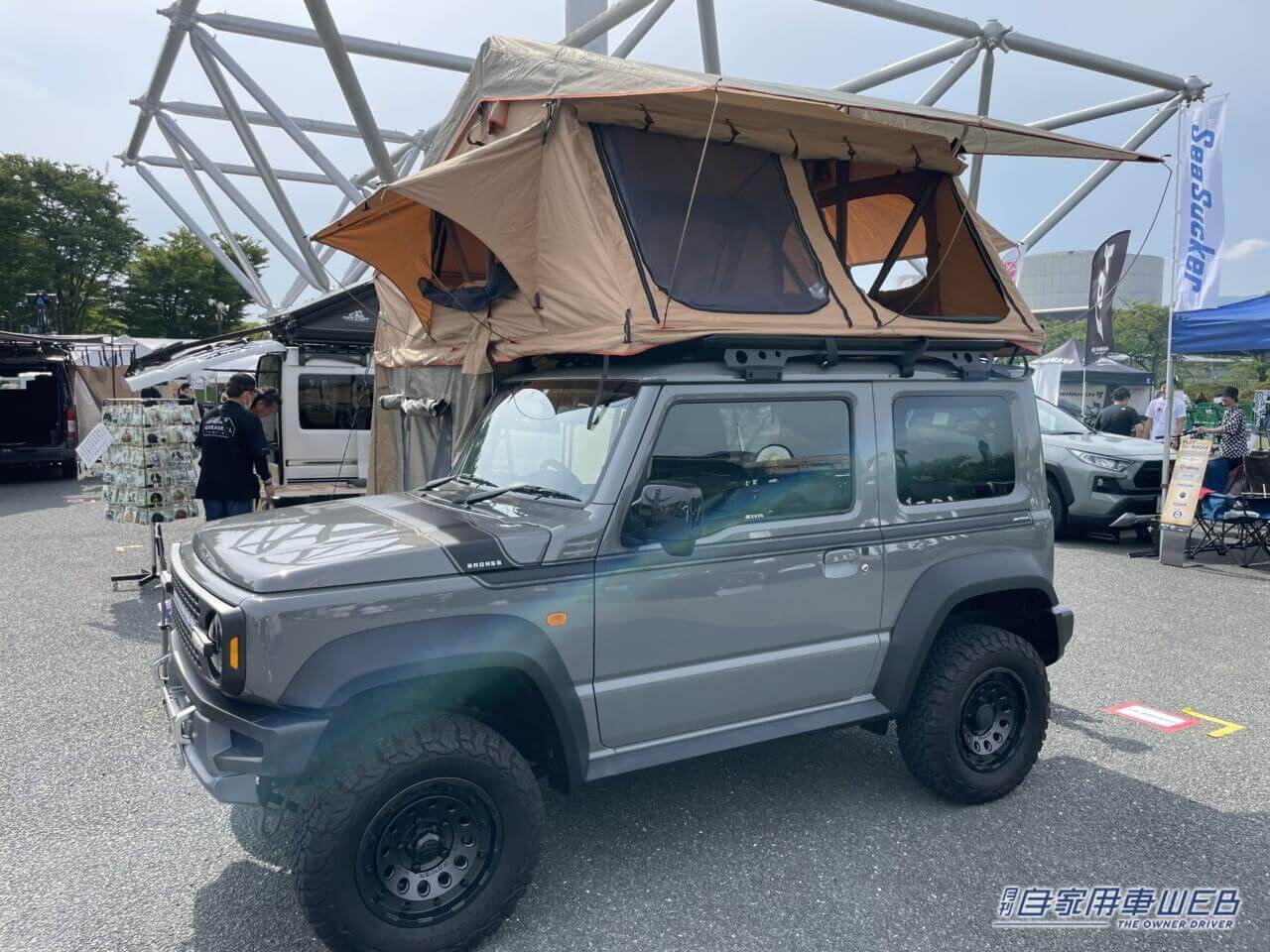 |テントも2階建ての時代に! 秘密基地のようなスズキのジムニーシエラ