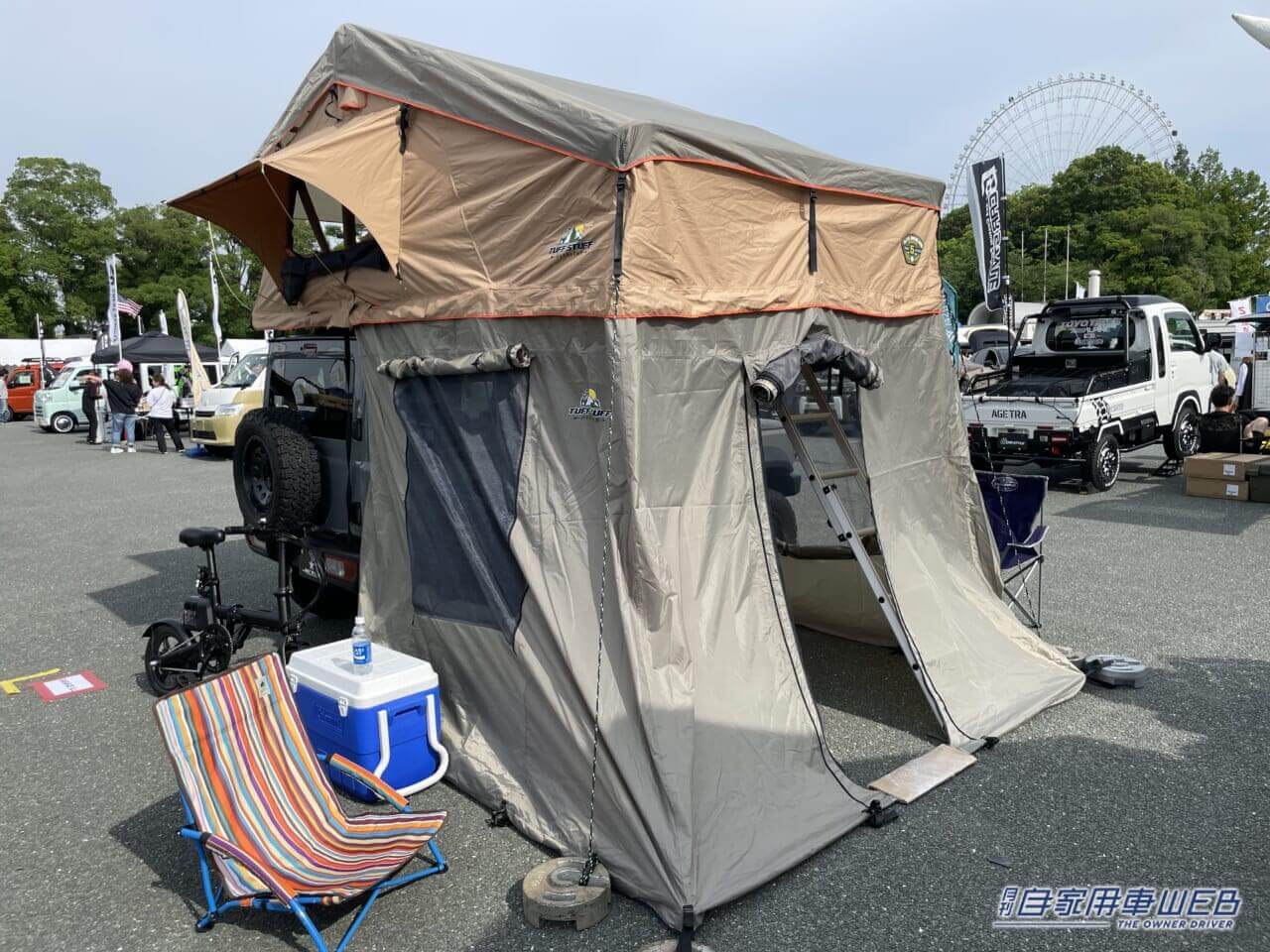 |テントも2階建ての時代に! 秘密基地のようなスズキのジムニーシエラ