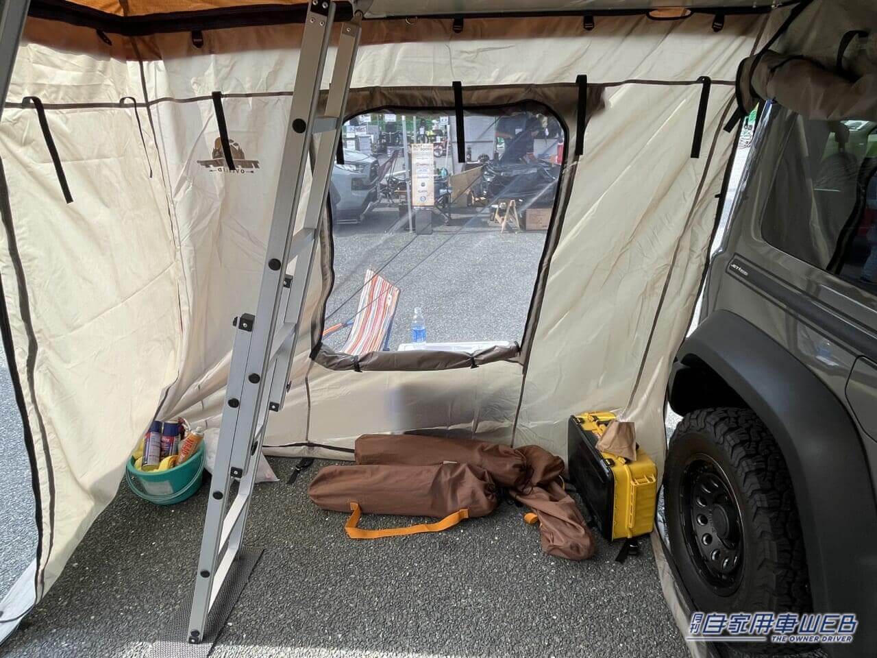 |テントも2階建ての時代に! 秘密基地のようなスズキのジムニーシエラ