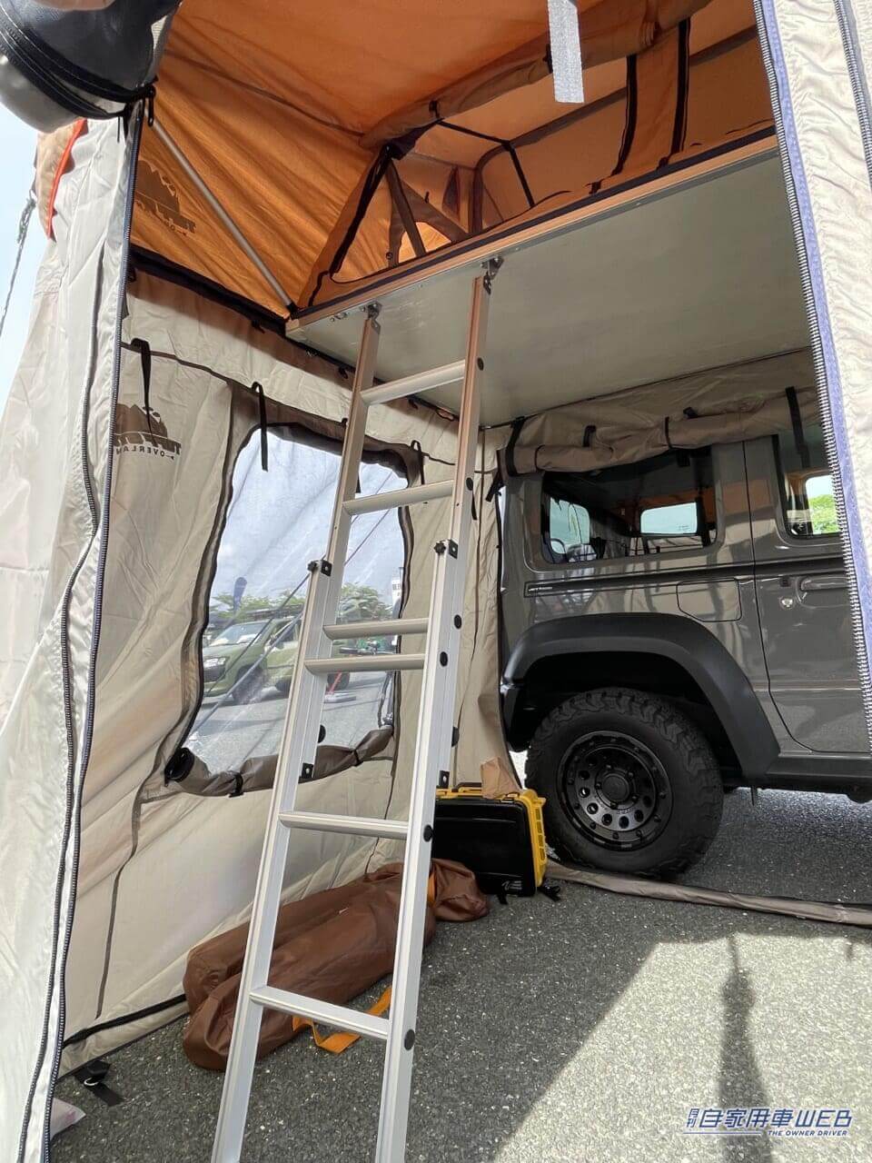 |テントも2階建ての時代に! 秘密基地のようなスズキのジムニーシエラ