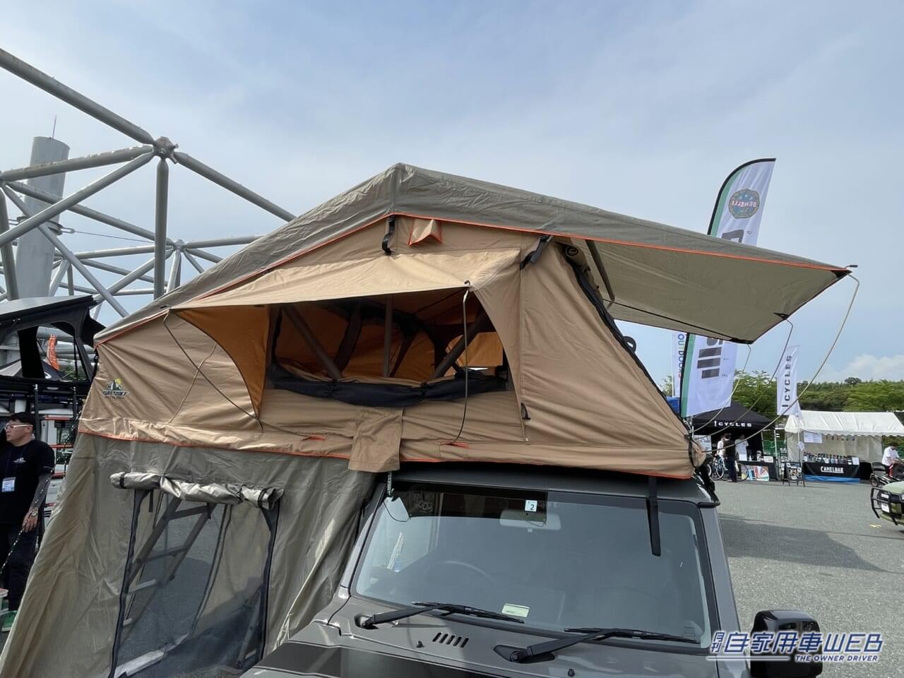 |テントも2階建ての時代に! 秘密基地のようなスズキのジムニーシエラ