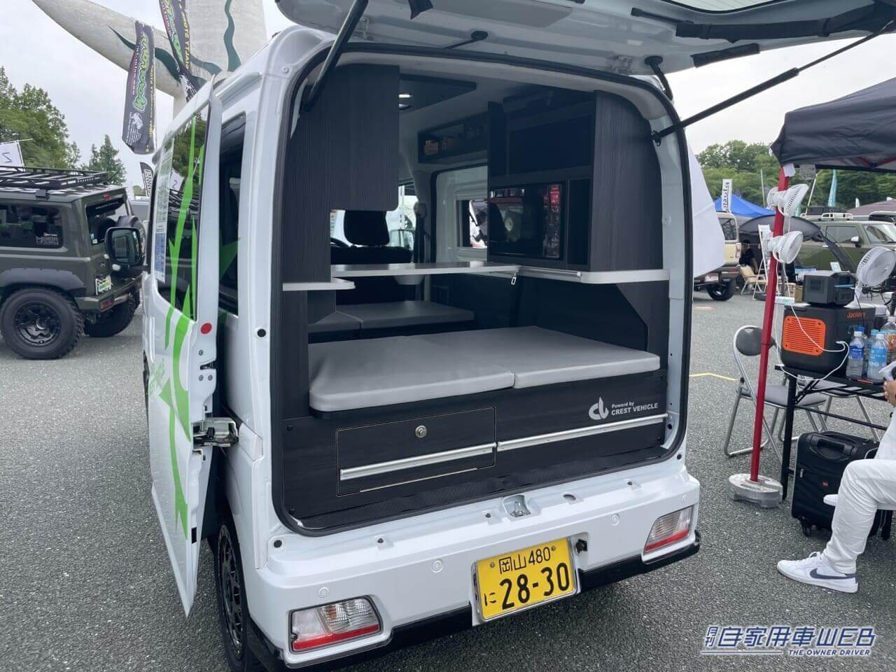 |シンプルだから使いやすさも抜群! ダイハツ アトレーがベースの軽キャンパー