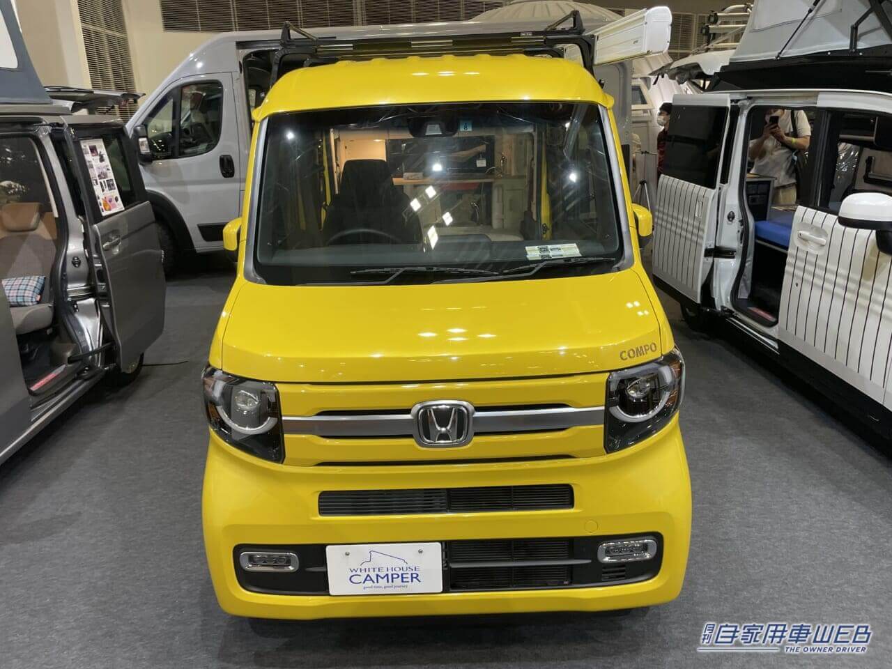 |「この軽自動車、住めるね」電子レンジ・シンク・驚きの隠しスペースもあるホンダ・N-VANがベースのキャンパー