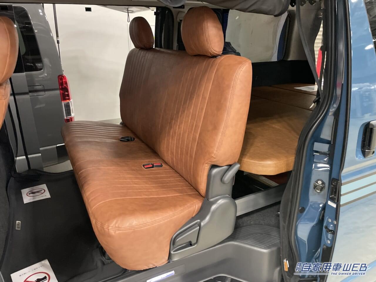 |スライドフロアがアウトドアで超便利! トヨタのハイエースがベースのキャンパー