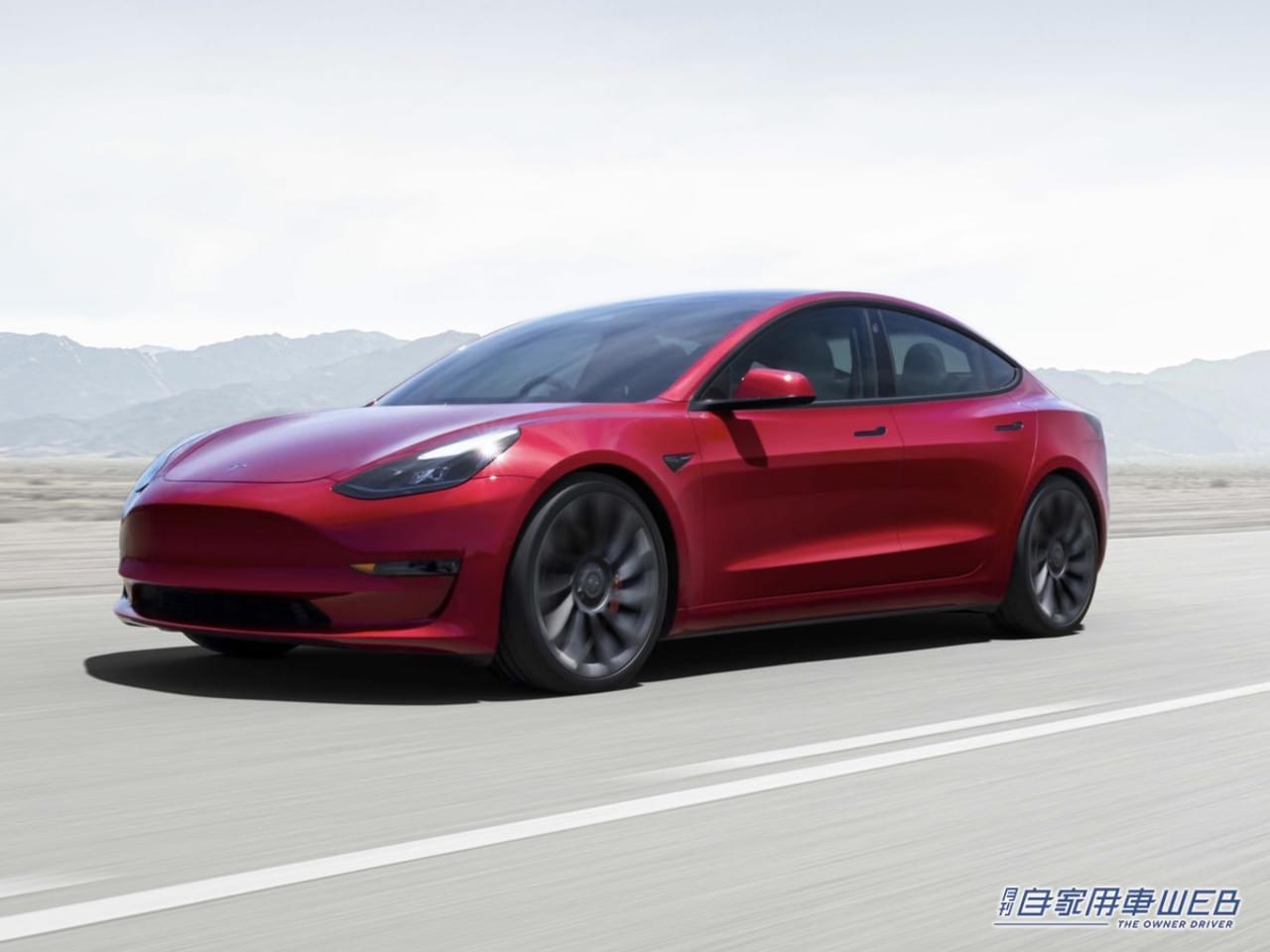 |テスラ「Model 3」、「Model Y」価格改定。「Model 3」は補助金込み約400万円台に