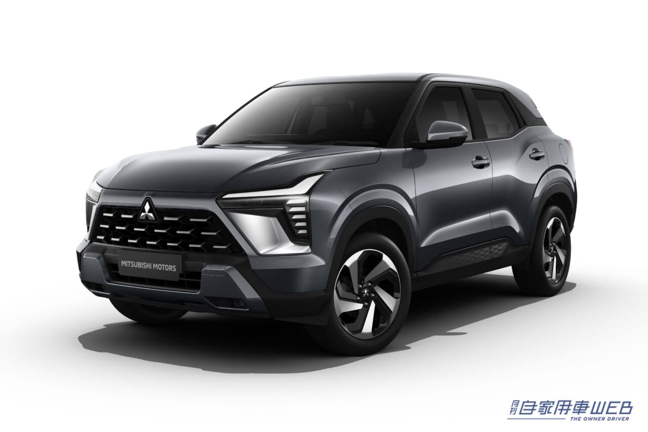 |三菱新型コンパクトSUV、個性的な外観デザインを先行公開。インドネシアオートショーで初公開。現地では11月から販売開始!