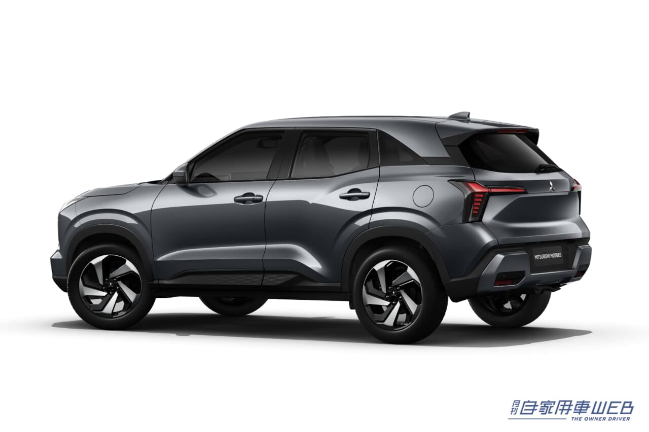 |三菱新型コンパクトSUV、個性的な外観デザインを先行公開。インドネシアオートショーで初公開。現地では11月から販売開始!
