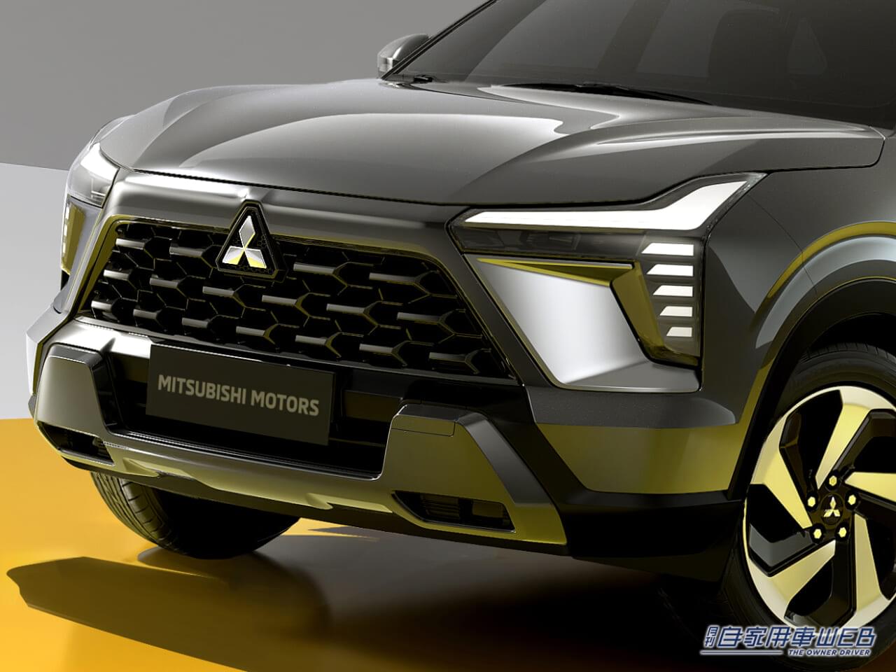 |三菱新型コンパクトSUV、個性的な外観デザインを先行公開。インドネシアオートショーで初公開。現地では11月から販売開始!