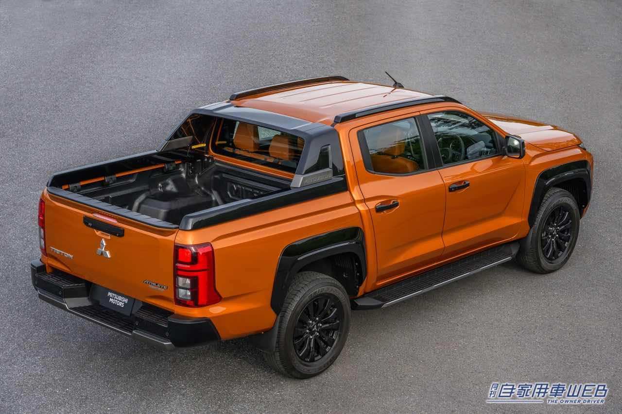 |三菱1トンピックアップトラック新型「トライトン」ワールドプレミア! 日本へは12年ぶりに2024年初頭に発売予定