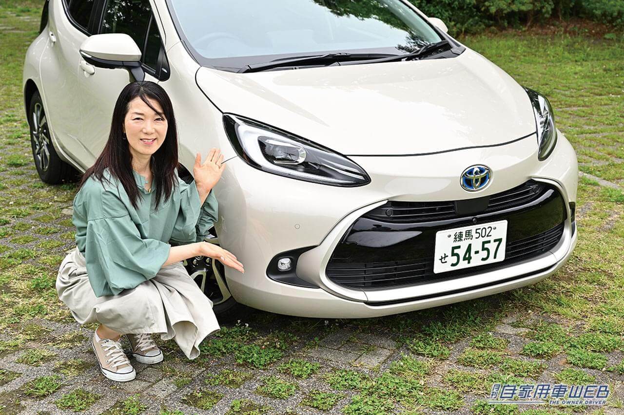 |まるも亜希子の「家族のクルマ選び」! 世界トップレベルの低燃費とゆとりの室内居住性が手に入る【トヨタ アクア】