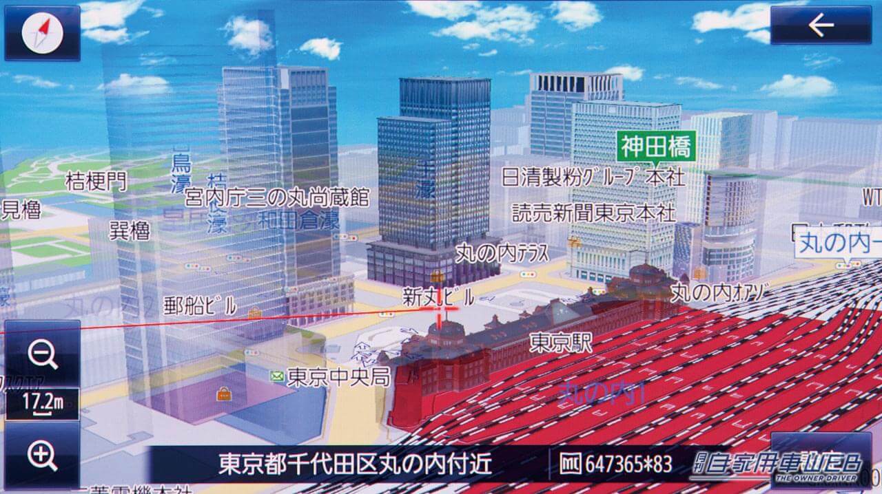 |500車種以上に適合する高画質の有機ELディスプレイ搭載!全国で詳細な市街地図表示が可能【パナソニックStrada】