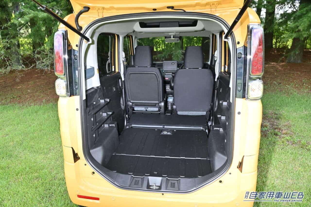 |商用車と侮るなかれ! 広々フラットな荷室狙いならば、有力候補に躍り出る実力派に注目すべし【ダイハツ・アトレー/スズキ・スペーシアベース/ホンダ・N-VAN】