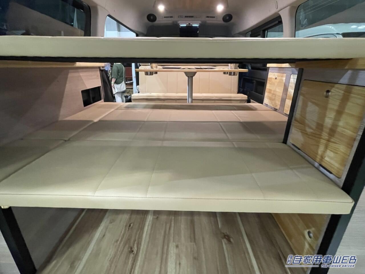 |リラックスできるカフェのよう! トヨタ ハイエースがベースのキャンパー