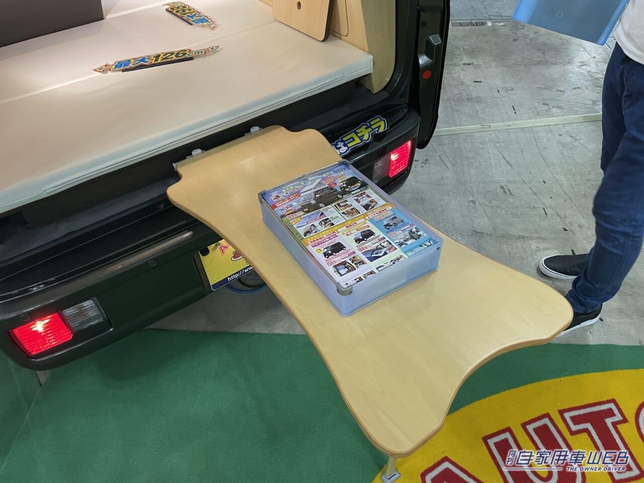 |車内で家電が使えるぞ! スズキのエブリイがベースの軽キャンパー