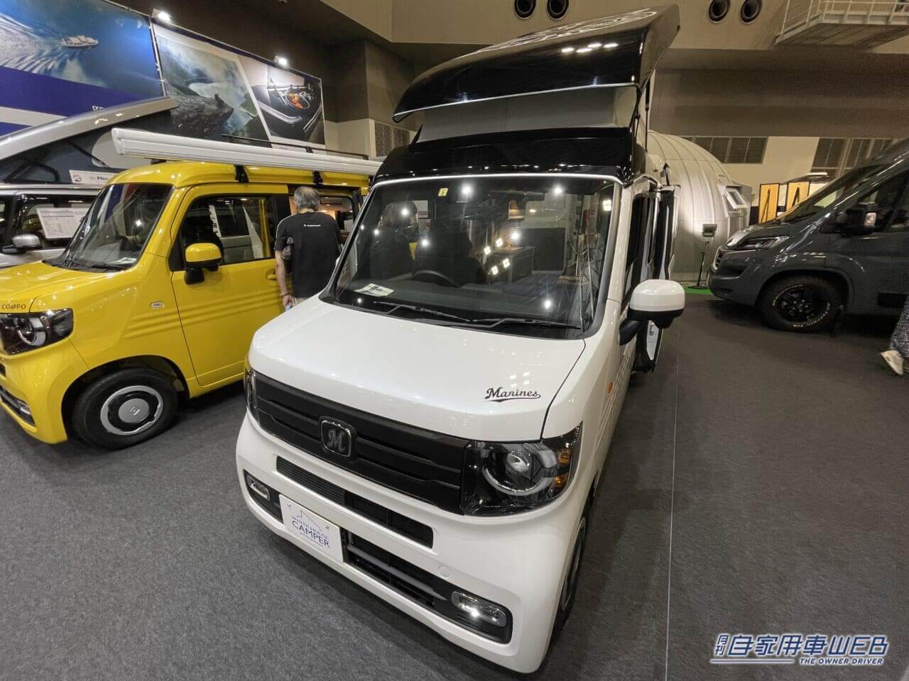 |千葉ロッテマリーンズ特別仕様! ホンダN-VANがベースの軽キャンパー