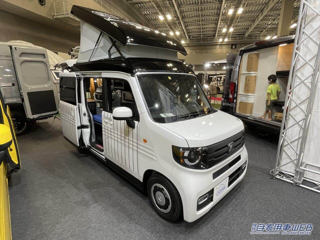 |千葉ロッテマリーンズ特別仕様! ホンダN-VANがベースの軽キャンパー