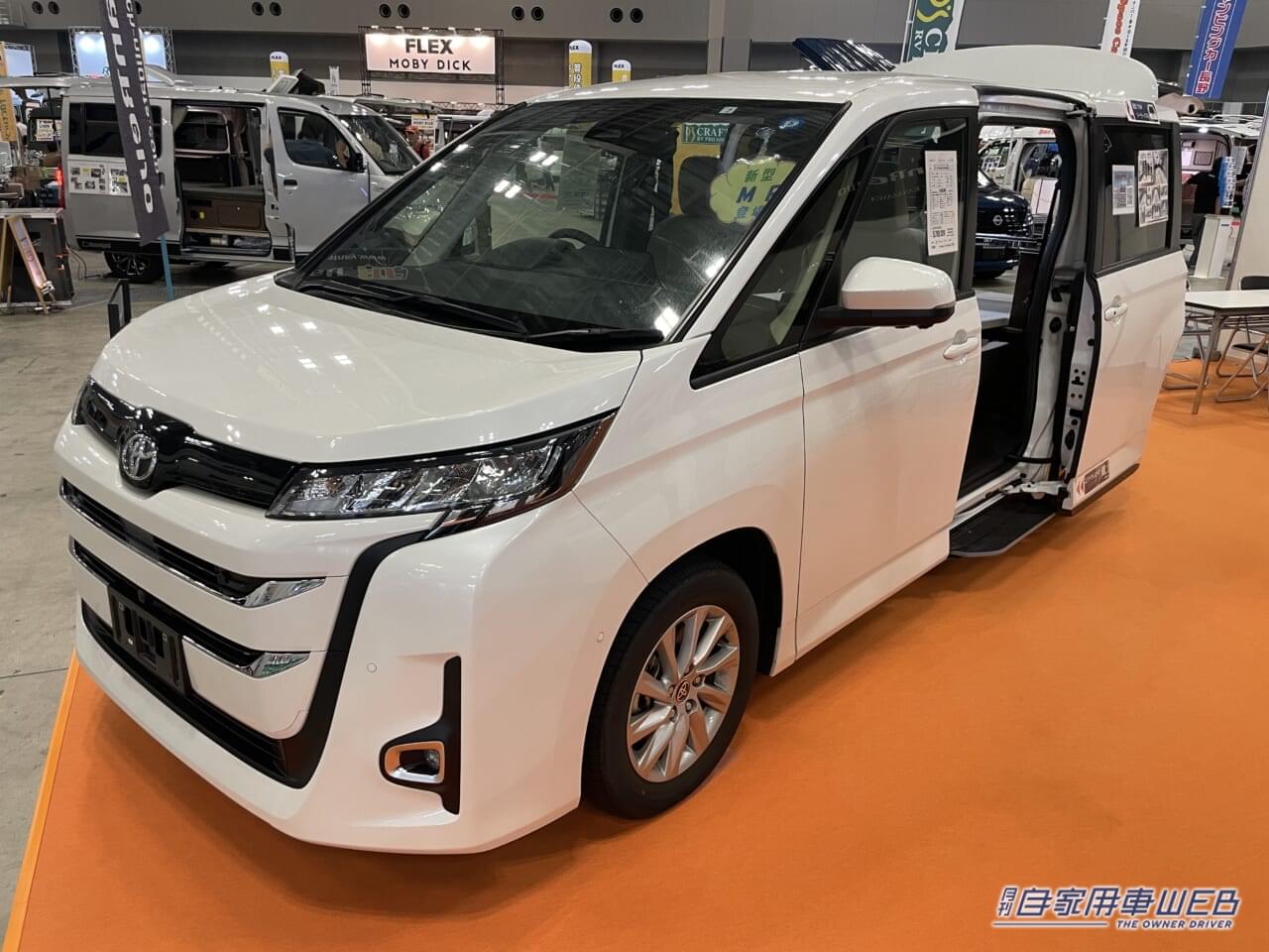 |広い室内そのままに装備もバッチリ! トヨタ ノアがベースのキャンパー