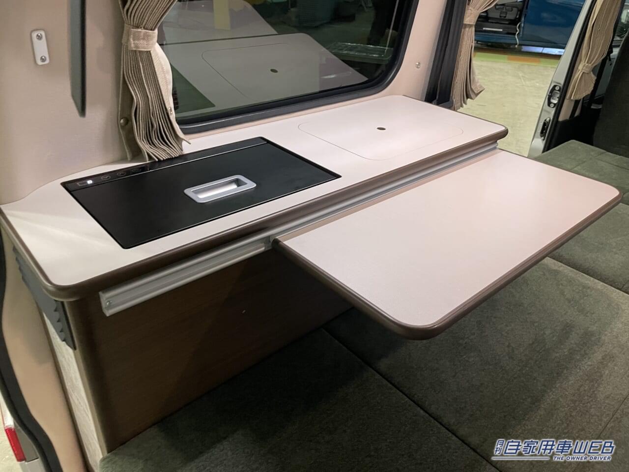 |シンプルなレイアウトでも装備は充実! トヨタのタウンエースがベースのキャンパー