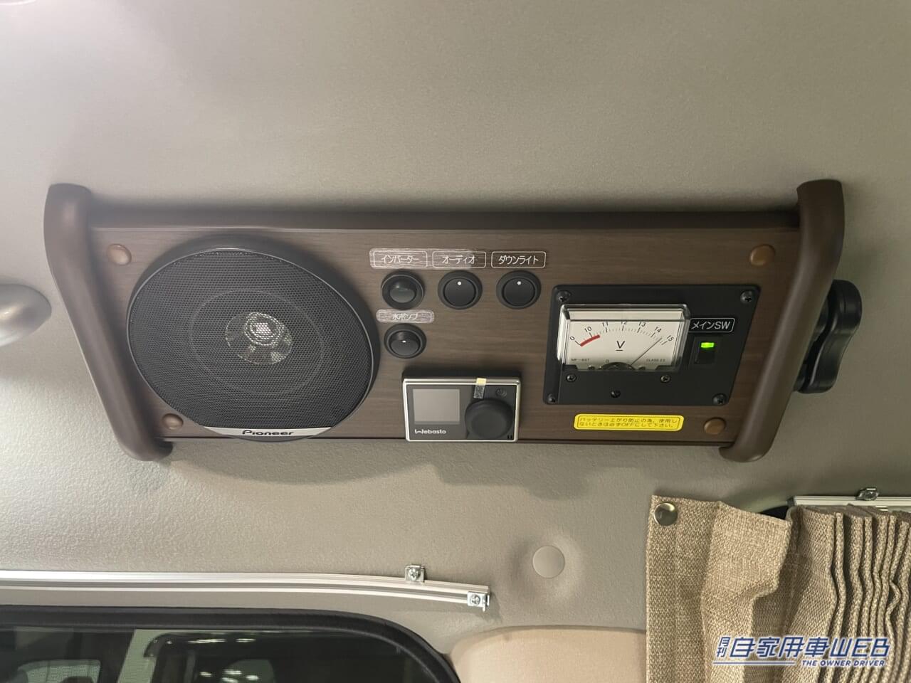 |シンプルなレイアウトでも装備は充実! トヨタのタウンエースがベースのキャンパー