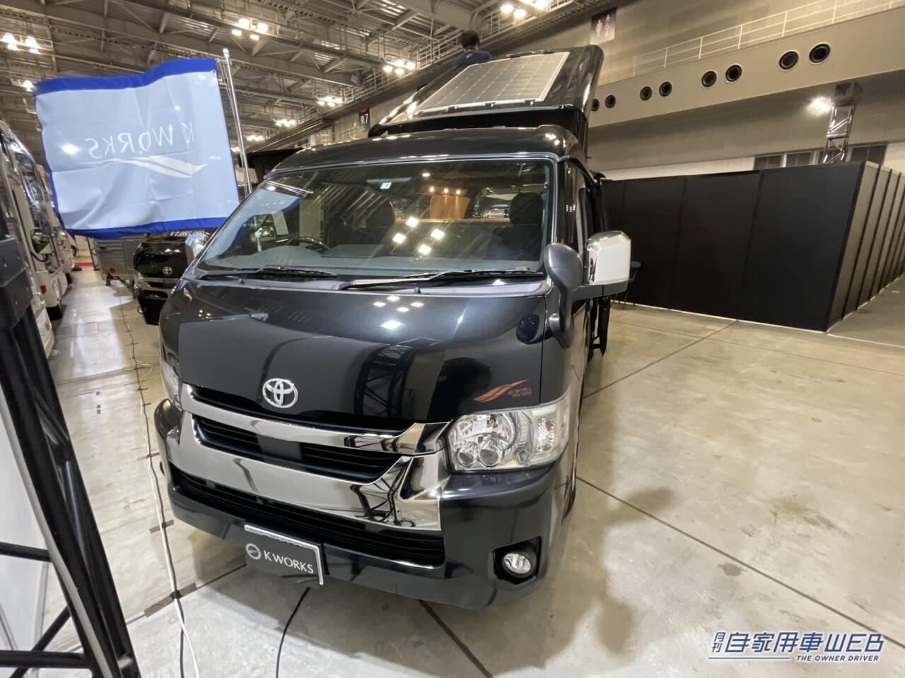 |クラシカルで高級感のある室内空間! トヨタのハイエースがベースのキャンパー