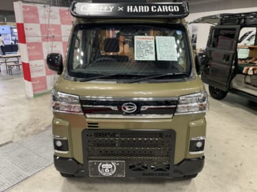 シンプルでワイルドが好みならこれ! ダイハツ アトレーがベースの軽キャンパー