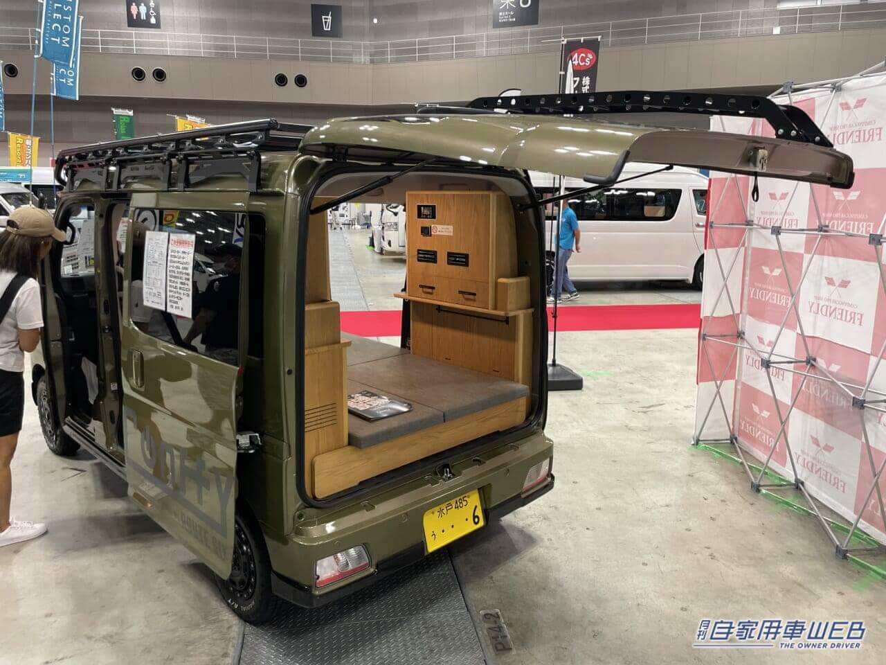 |シンプルでワイルドが好みならこれ! ダイハツ アトレーがベースの軽キャンパー