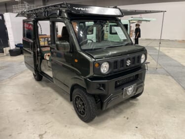 ジムニーみたいな軽バン！　スズキのエブリイがベースの軽キャンパー