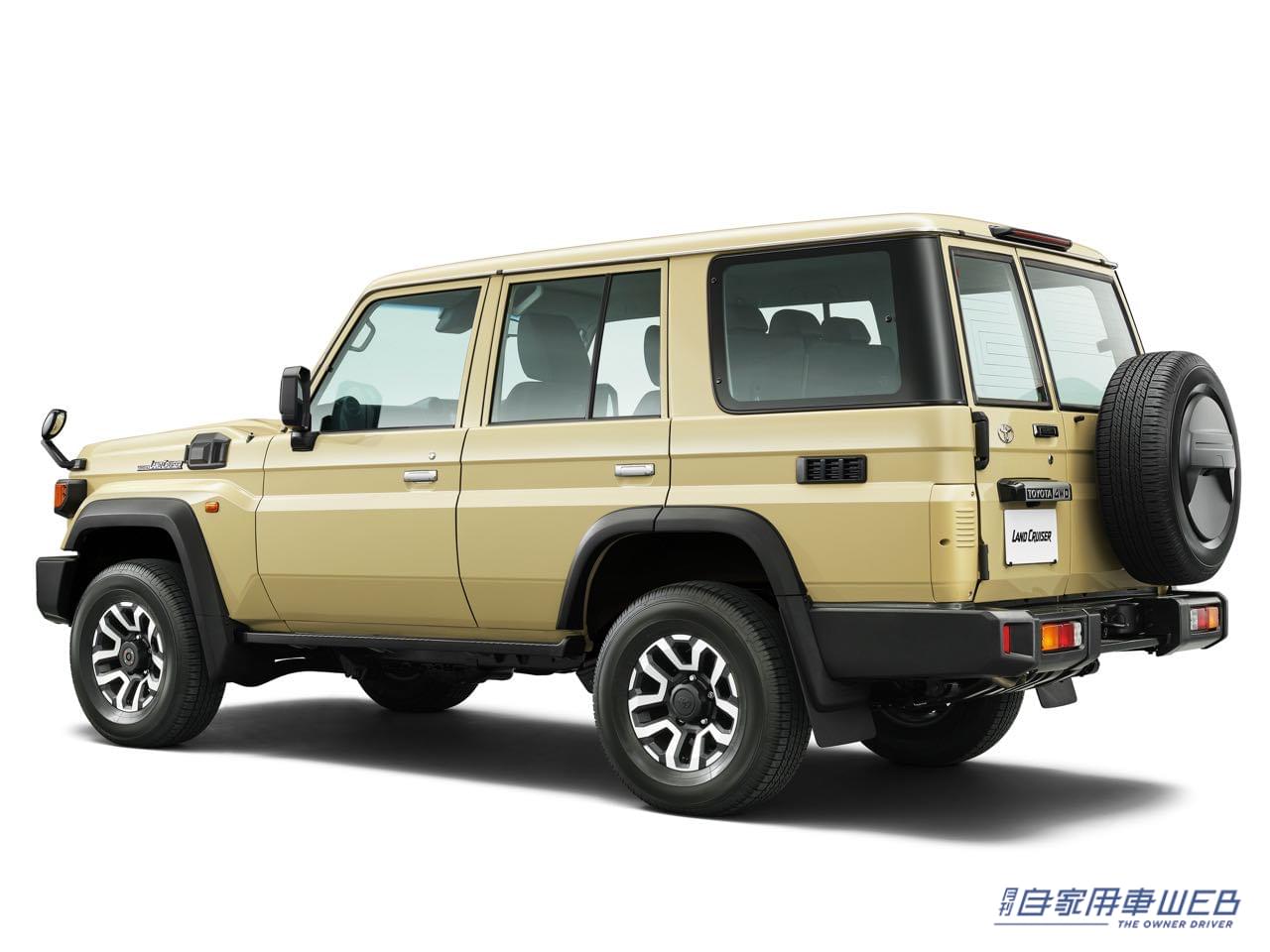 |「”250″」と共に登場! 復活のヘビーデューティーモデル「ランドクルーザー”70″」。継続販売モデルとして各部をアップデート