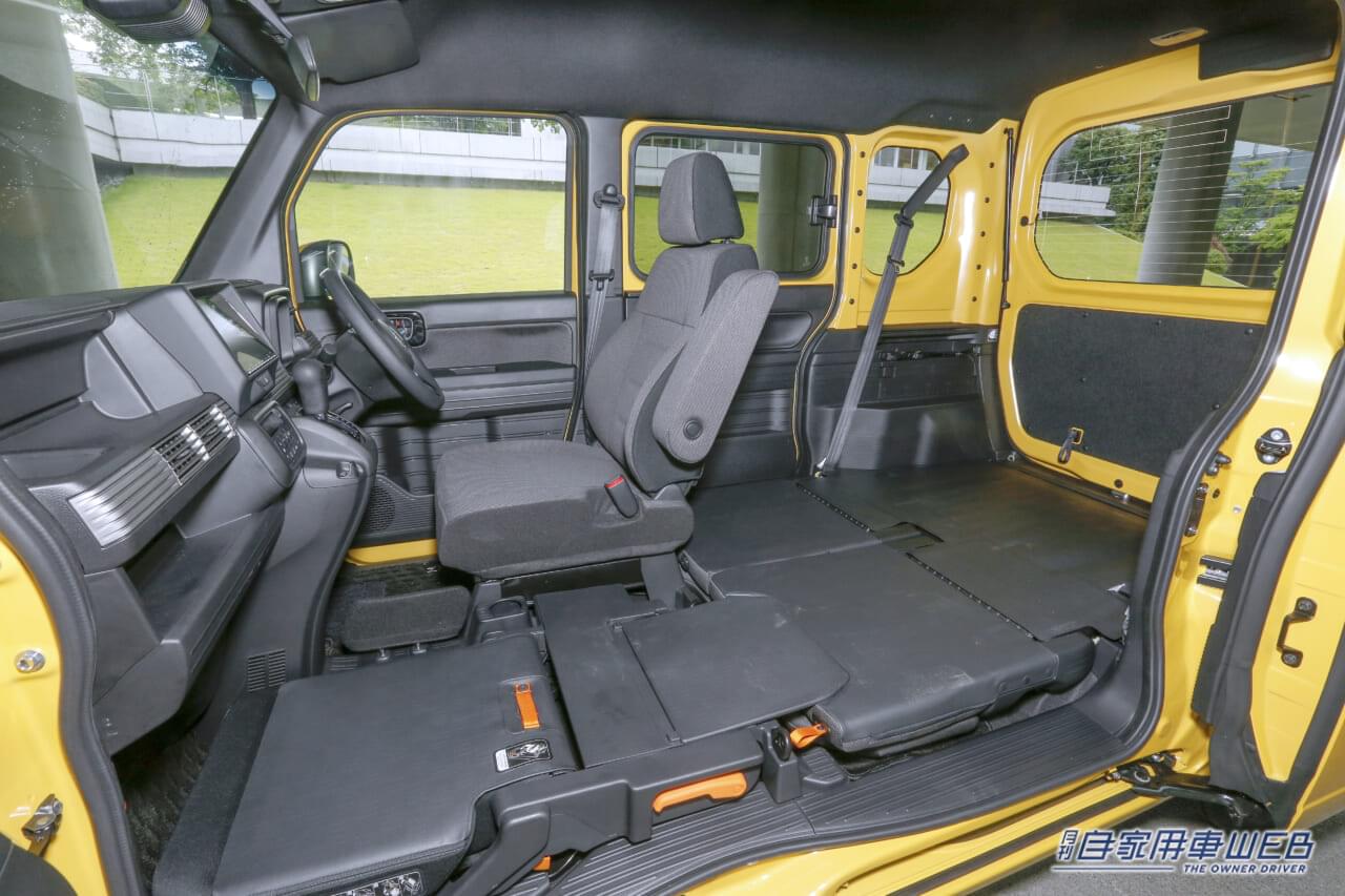 |商用車と侮るなかれ! 広々フラットな荷室狙いならば、有力候補に躍り出る実力派に注目すべし【ダイハツ・アトレー/スズキ・スペーシアベース/ホンダ・N-VAN】