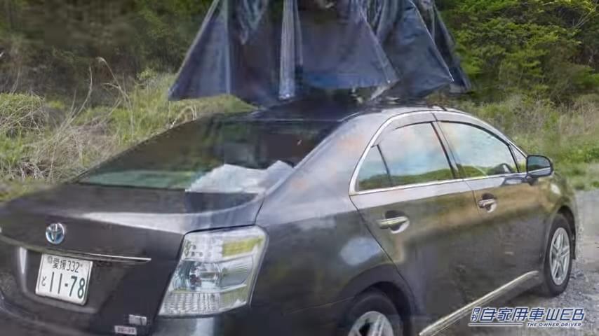 |暑さも防ぐ! 雹も防ぐ! 愛車を守るカーシールドがすごい