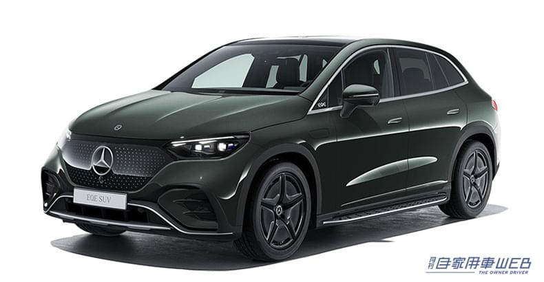 |電動ラグジュアリーSUV、メルセデス・ベンツ「EQE SUV」シリーズの国内導入を発表。価格は1369万7000円から