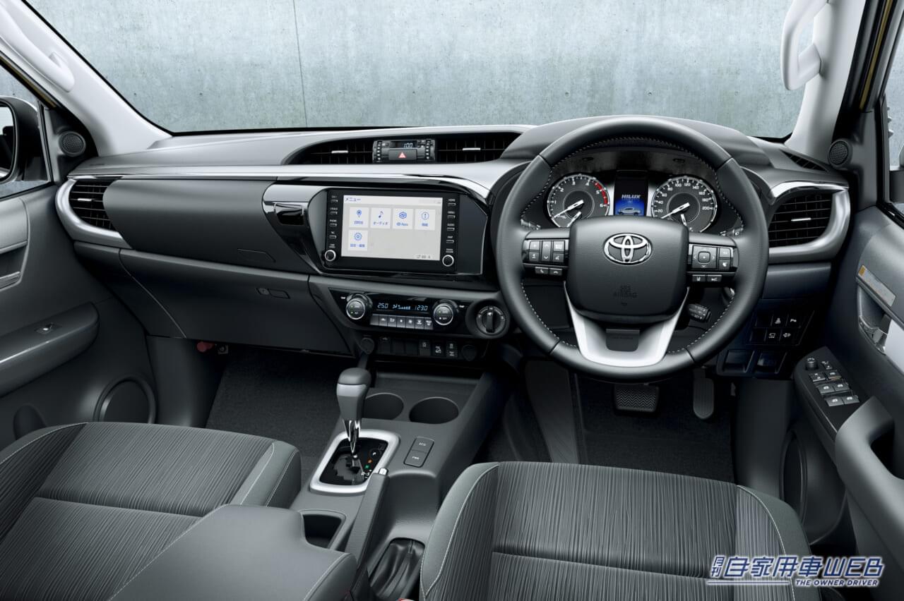 |トヨタ、「ハイラックス」を一部改良。「Z」グレードにパノラミックビューモニターを標準装備