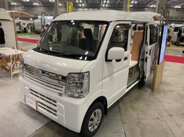 シンプルなのにオシャレで個性的 スズキ エブリイがベースの軽キャンパー