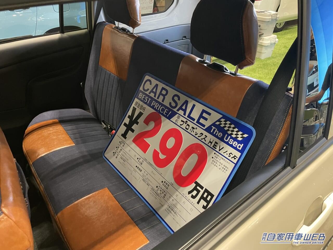 |個性的な車を求める人へ! オシャレな仕様のプロボックス